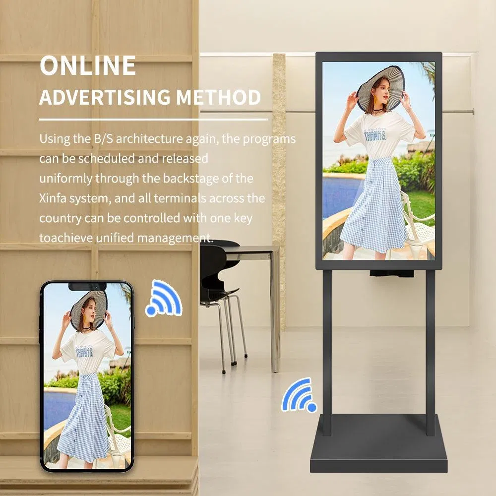 Напольный киоск с сенсорным экраном 32-65 дюймов