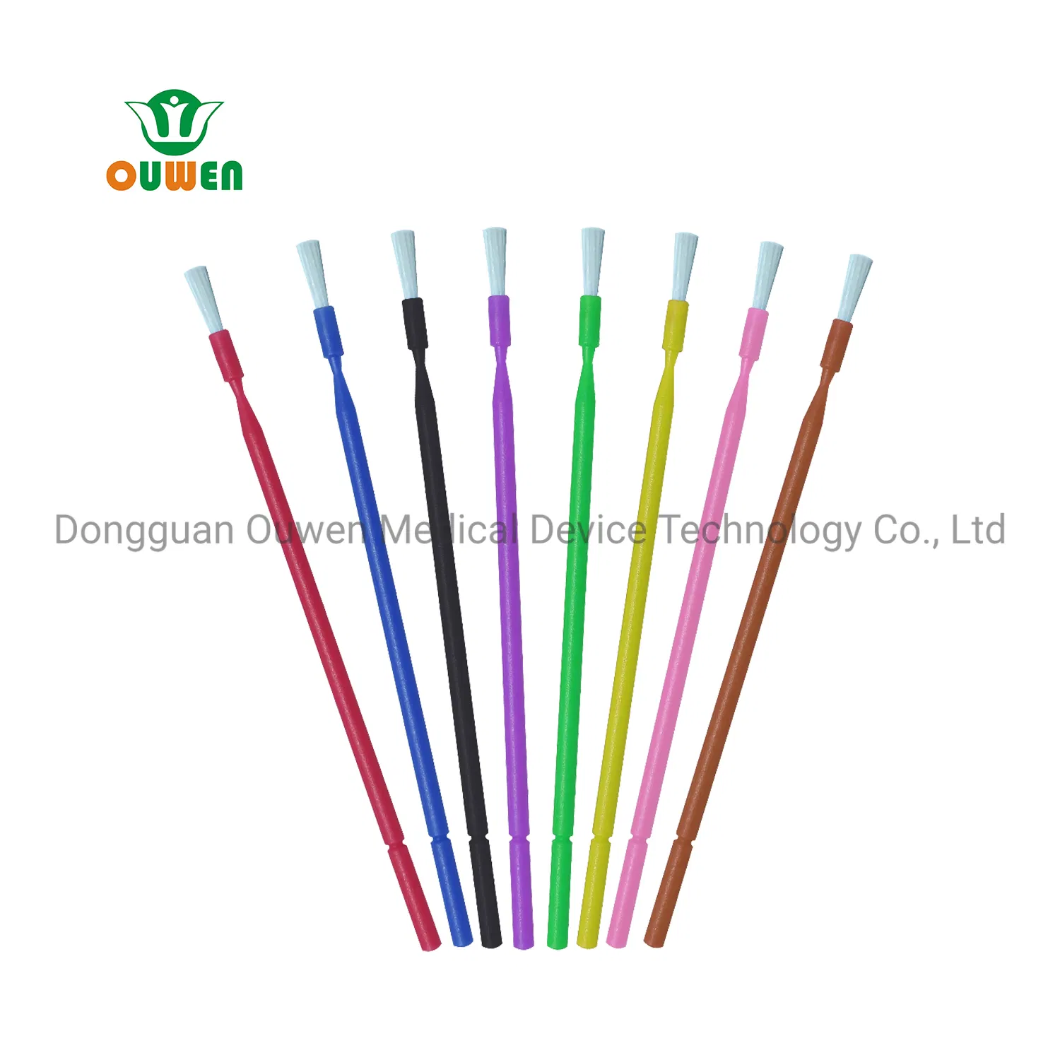 Ouwen ISO13485 CE FDA Certificates Bendable Disposable Dental Micro Brush Lint-Free