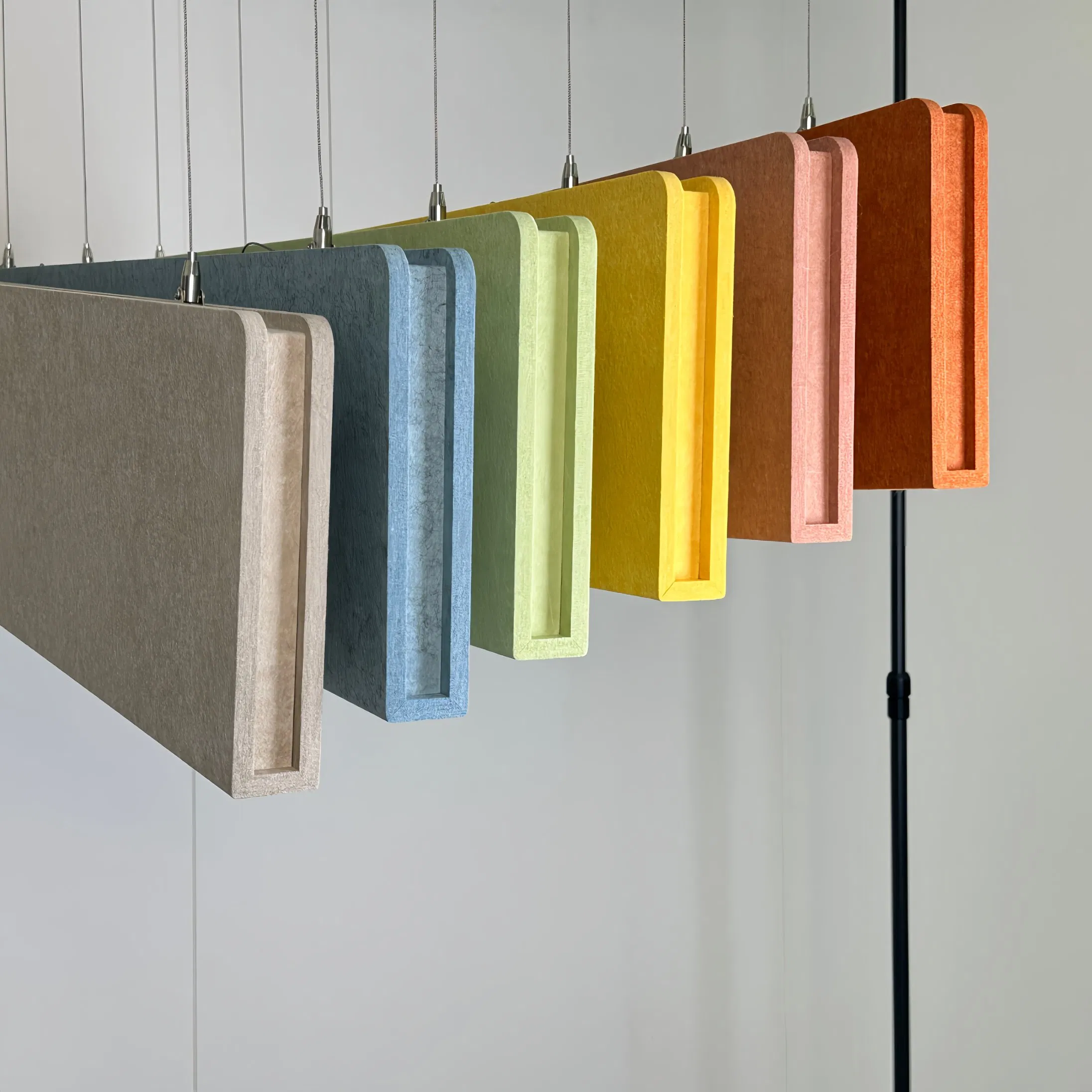 Worldwide Export Pet Felt Acoustic Ceiling Panels Tiles Soundproofing Material Bulk Supplier OEM ODM Sound Absorption Noise Control Solution