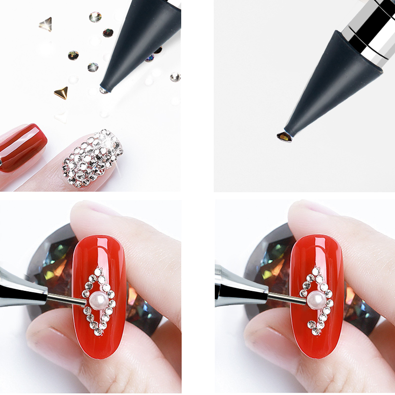 Two-Ended Nail Wax Dotting Pen