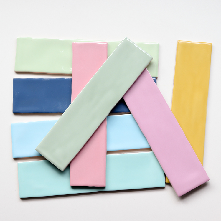 Cheap Bathroom Wall Tile Backsplash Ceramic Subway Tiles in Dark Blue Color