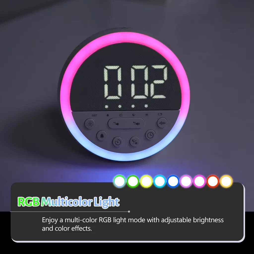 New Smart 6 in 1 Sleep Kids with White Noise Alarm Clock