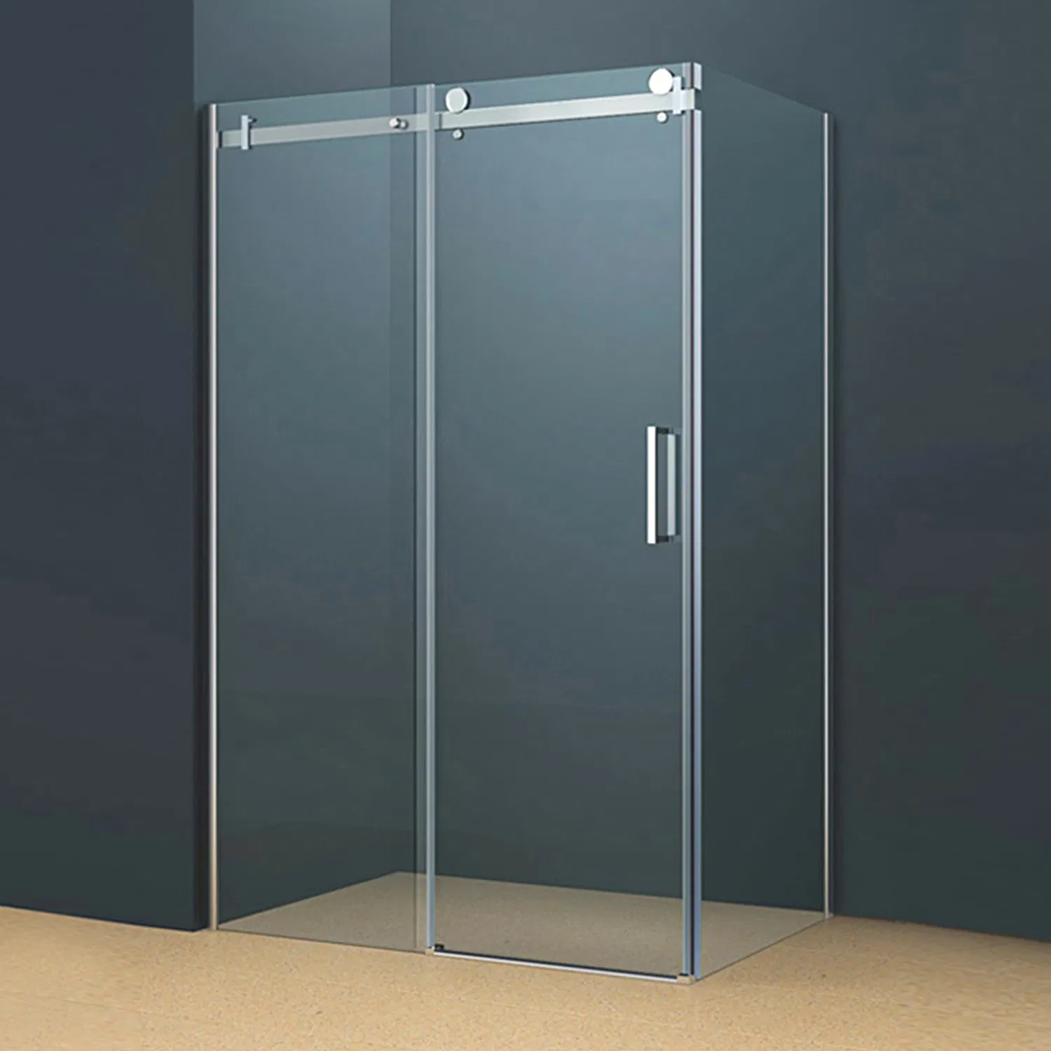Luxury Tempered Glass Shower Door Fashion Simple Bathroom Enclosure (HS42A)