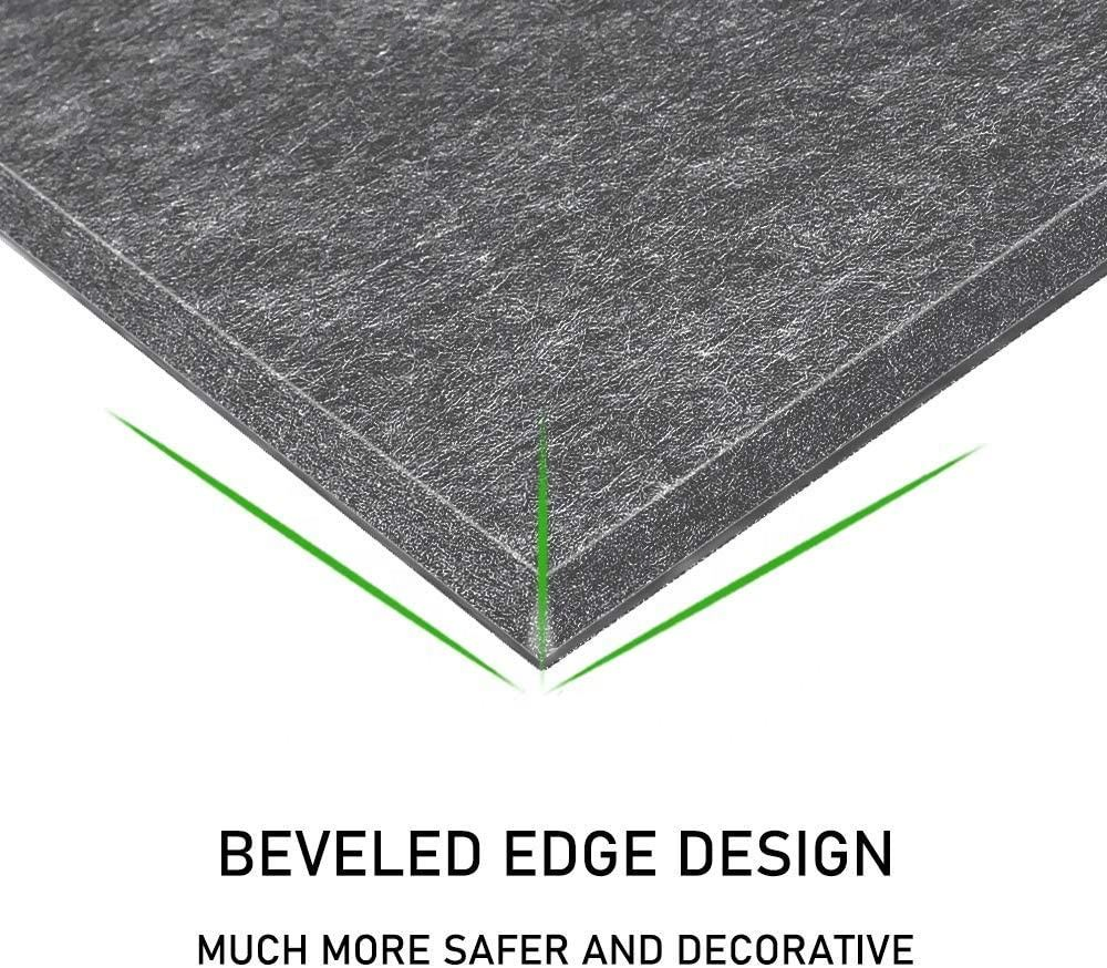 24mm High Density Fire Retardant Noise Absorption Pet Polyester Fiber Felt Acoustic Panel