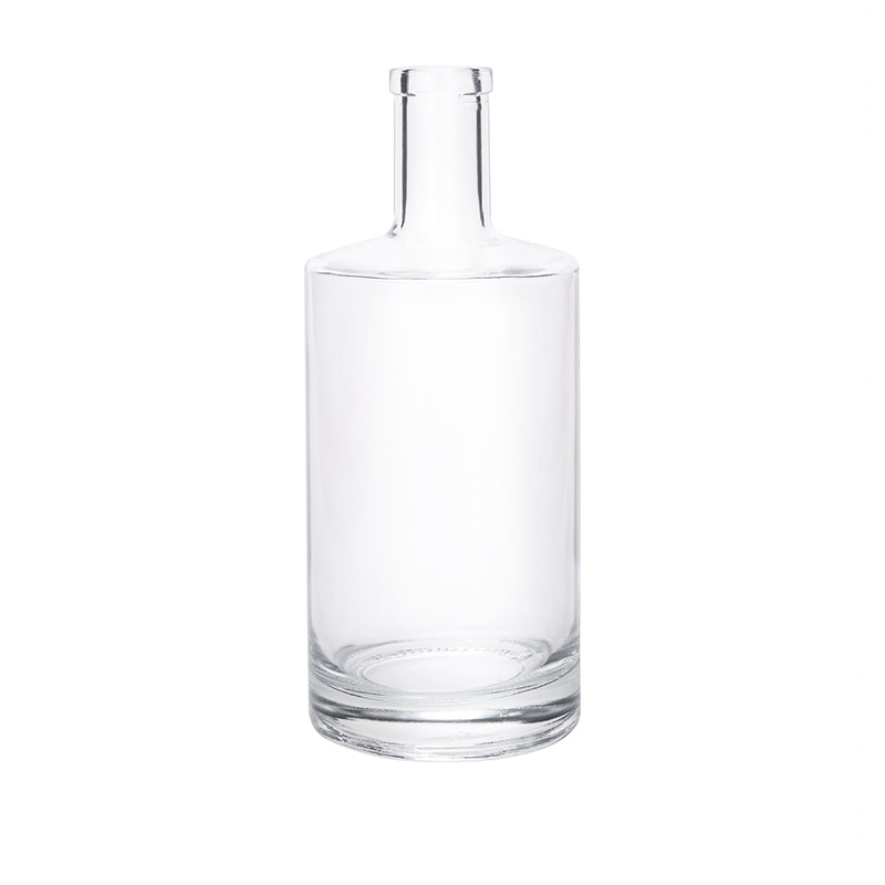 Стеклянная бутылка для джина 700 мл, прозрачная