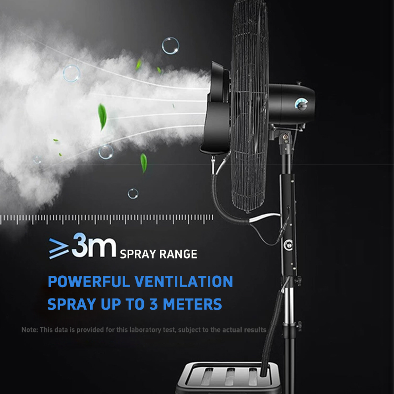 Automatic Shakeable Electric Spray Fan with Water Tank