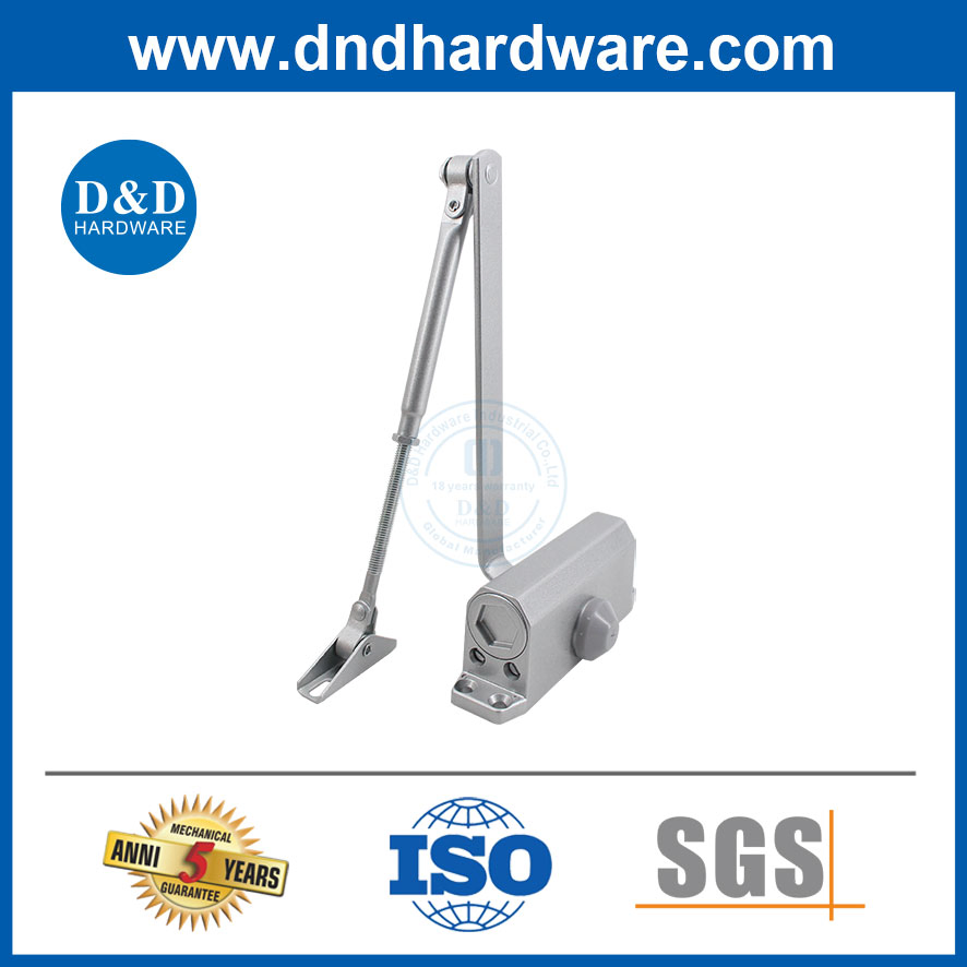 Door Hardware Accessories Aluminum Alloy En2 Door Closer for Home Hotel
