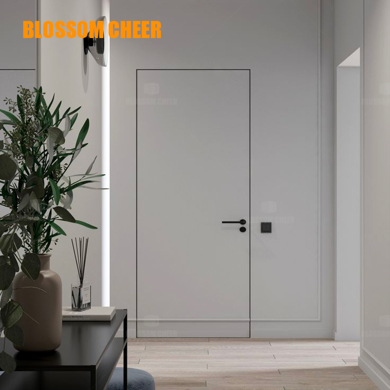 Stylish Aluminum Frameless Door Featuring UV Protection Coating