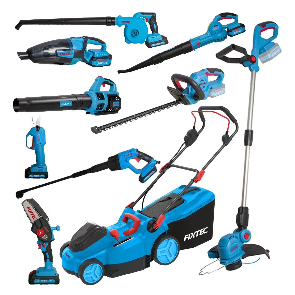 Fixtec High Quality 8"/208mm Sk5 Pruning Shears PP/Aluminum+TPR Handle with ABS Lock