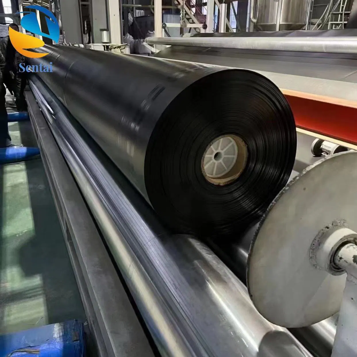 Landfill Tailings Dam Biogas Digester Sewage Tank Chemical Plant Wastewater Tank 1.0mm 1.5mm 2.0mm 3mm Standard HDPE Black Geomembrane