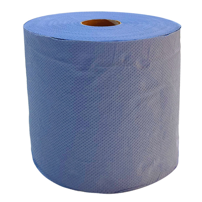 Wholesale Recycled Paper Hand Paper 2ply Blue Hand Paper Towel for Home
