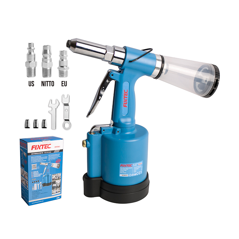 Fixtec Pneumatic Screw Driver Straight Quick Release Chuck High Torque Air Impact Screwdriver