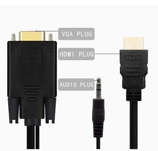 Адаптер HDMI-VGA с аудио, 1.8 м