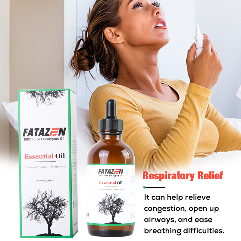 Natural Organic Body Care Stress Relief Anxiety Relaxation Eucalyptus Massage Essential Oil