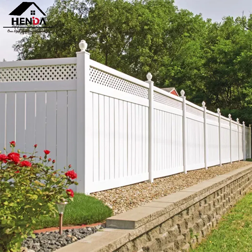 Premium PVC Fence/ Effortless Assembled Semi Privacy & Weather Proof Residential Boundary Solution