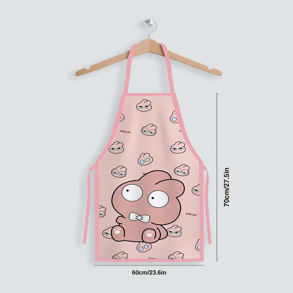 Apron, Kitchen Apron, Home Apron, Work Apron, Indoor Apron, Polyester Fabric, Waterproof Waterprint Apron