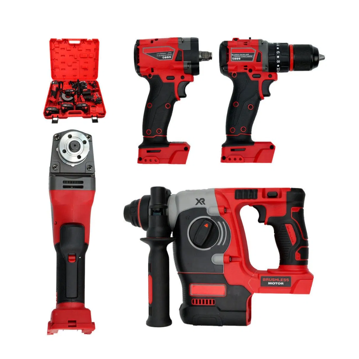 Complete Hardware Electric Tool Set with 4 Tools and 40nm Torque Range