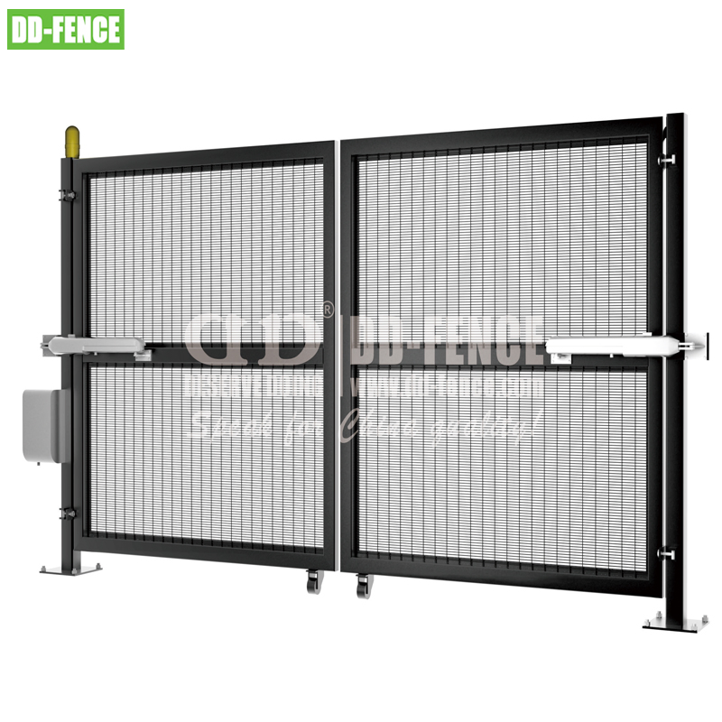 Popular Design Decorative Aluminum Fence Outdoor Large Double Door Iron Gates Ornamental Fence Cast Iron Fence Front Gate