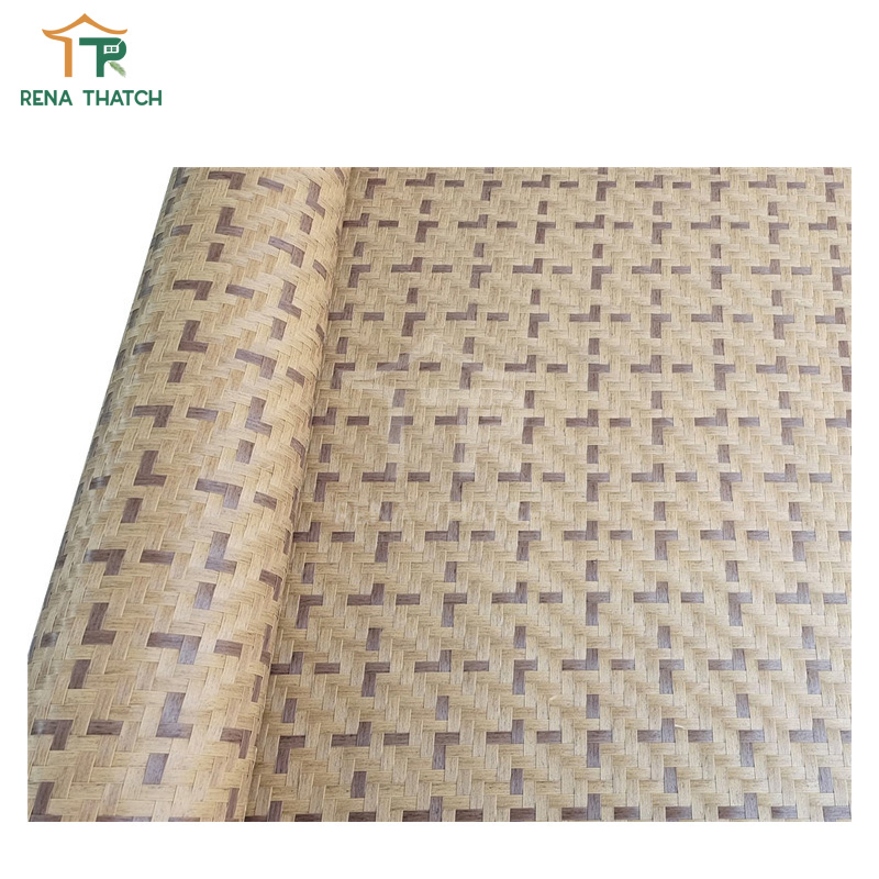 Popular Durable Artificial Basketweave Herringbone Bandeau Plastic Rattan Cane Webbing