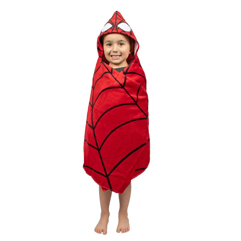 Spider-Man Kids Bamboo Hooded Towel