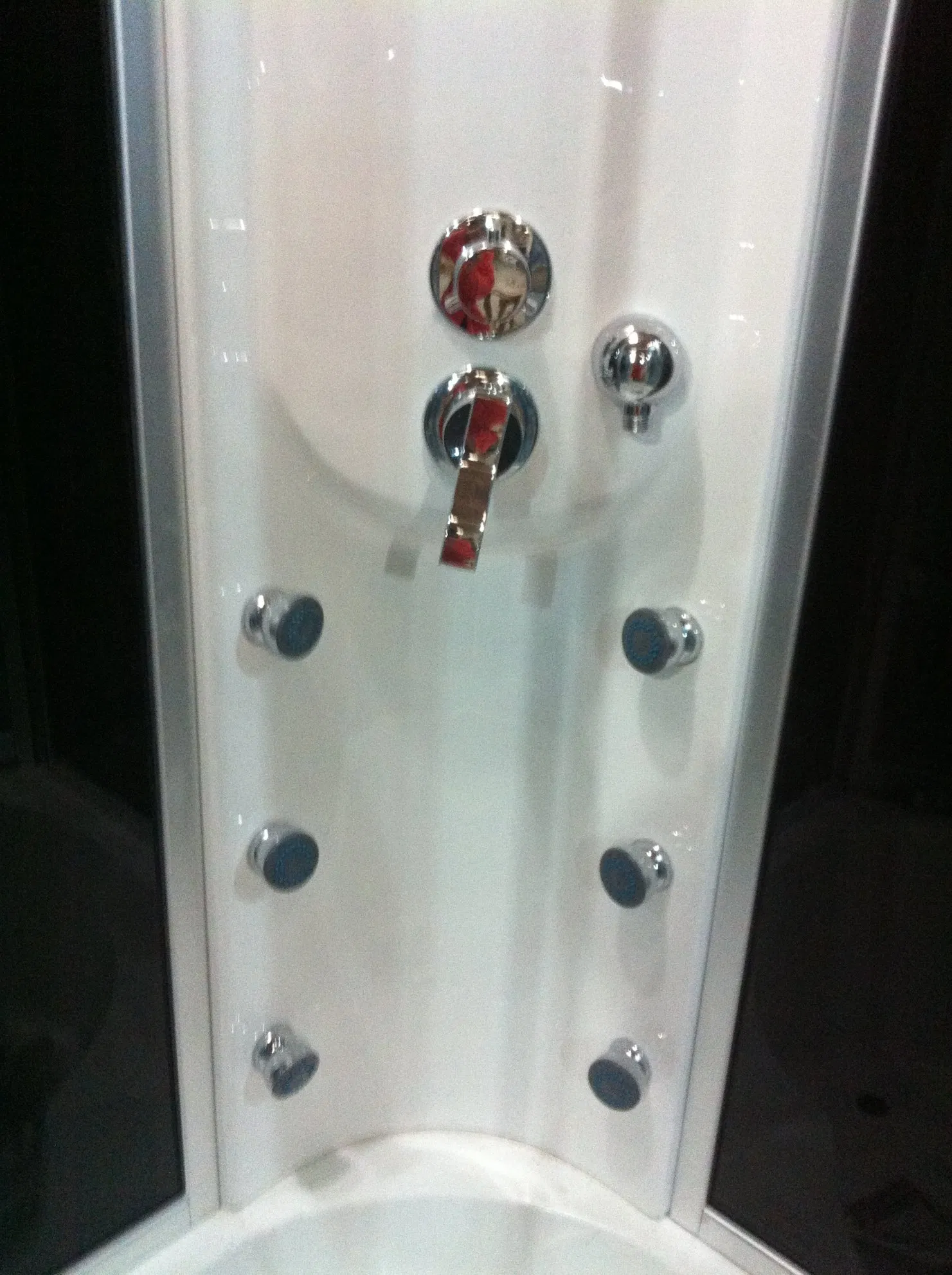 Hot Selling Corner with Tub Tempered Glass Steam Shower Room