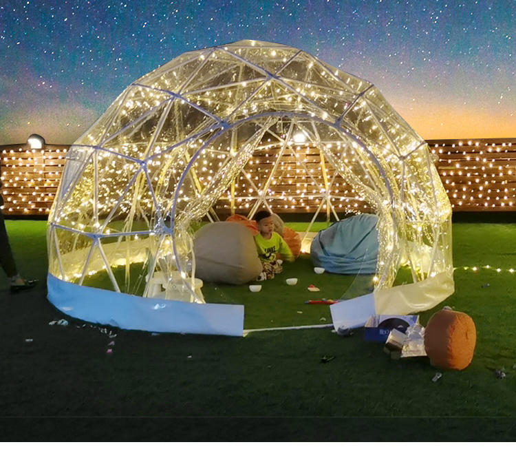 2025 Customized Dome Tent 15m 20m 25m Outdoor Big Restaurant Geodesic Tent for Exhibition Trade Show