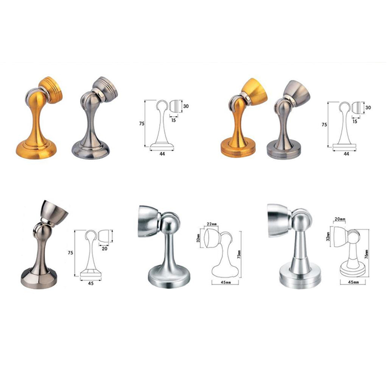 Custom Magnetic Door Stop Die Casting Zinc Alloy Door Holder Suck Stopper