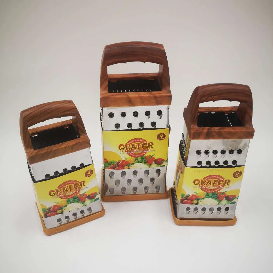 Деревянная 4-сторонняя тёрка для овощей и сыра