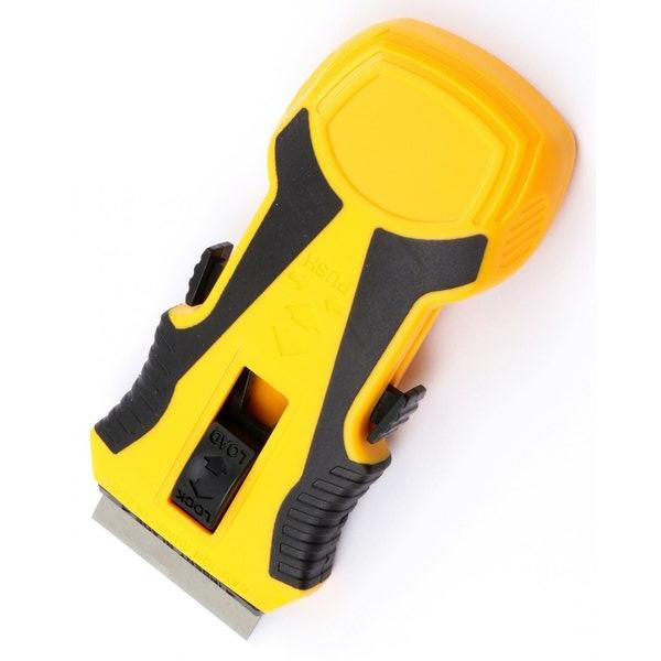 Yellow Scraper Plastic Razor Scraper with Plastic Blades or Metal Blades