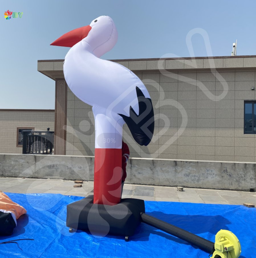 Advertising Inflatable Crane Cartoon, Holland Inflatable Stork