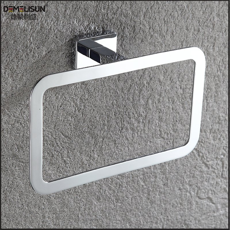 Hardware Accessories Bath Towel Holder Hangers Wall Mount Towel Ring for Hotel