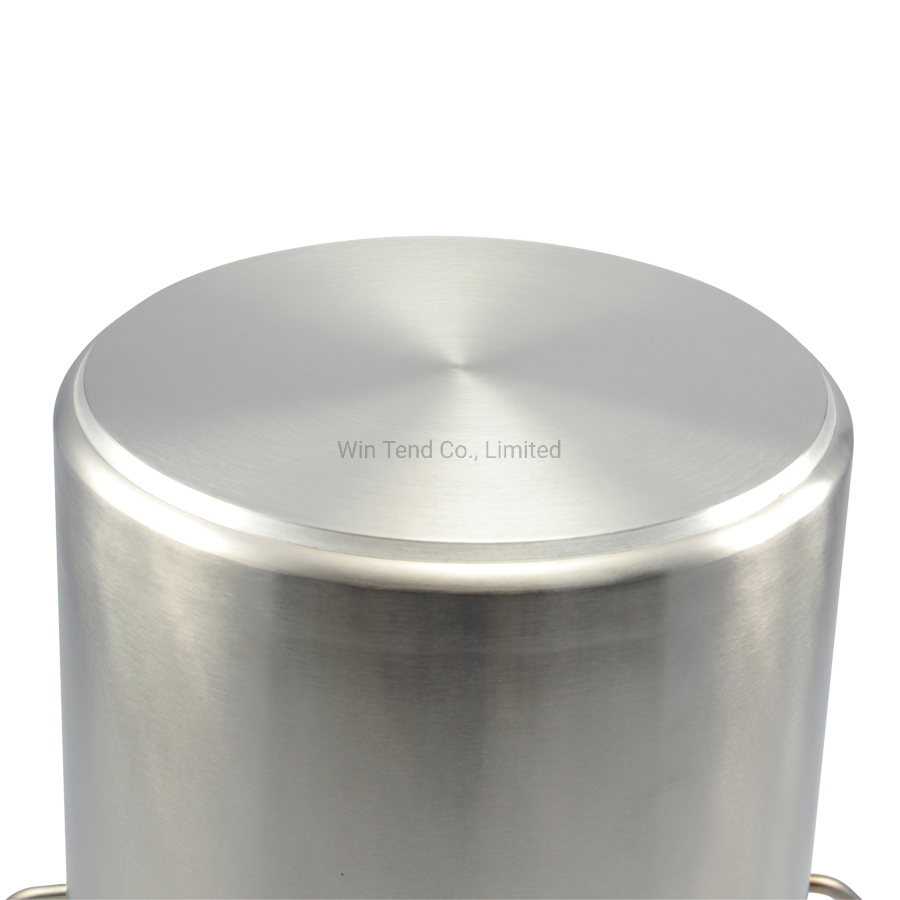 05 Style Stainless Steel Sanded Heat Conduction Impact Bonding Bottom Steam Food Stockpot