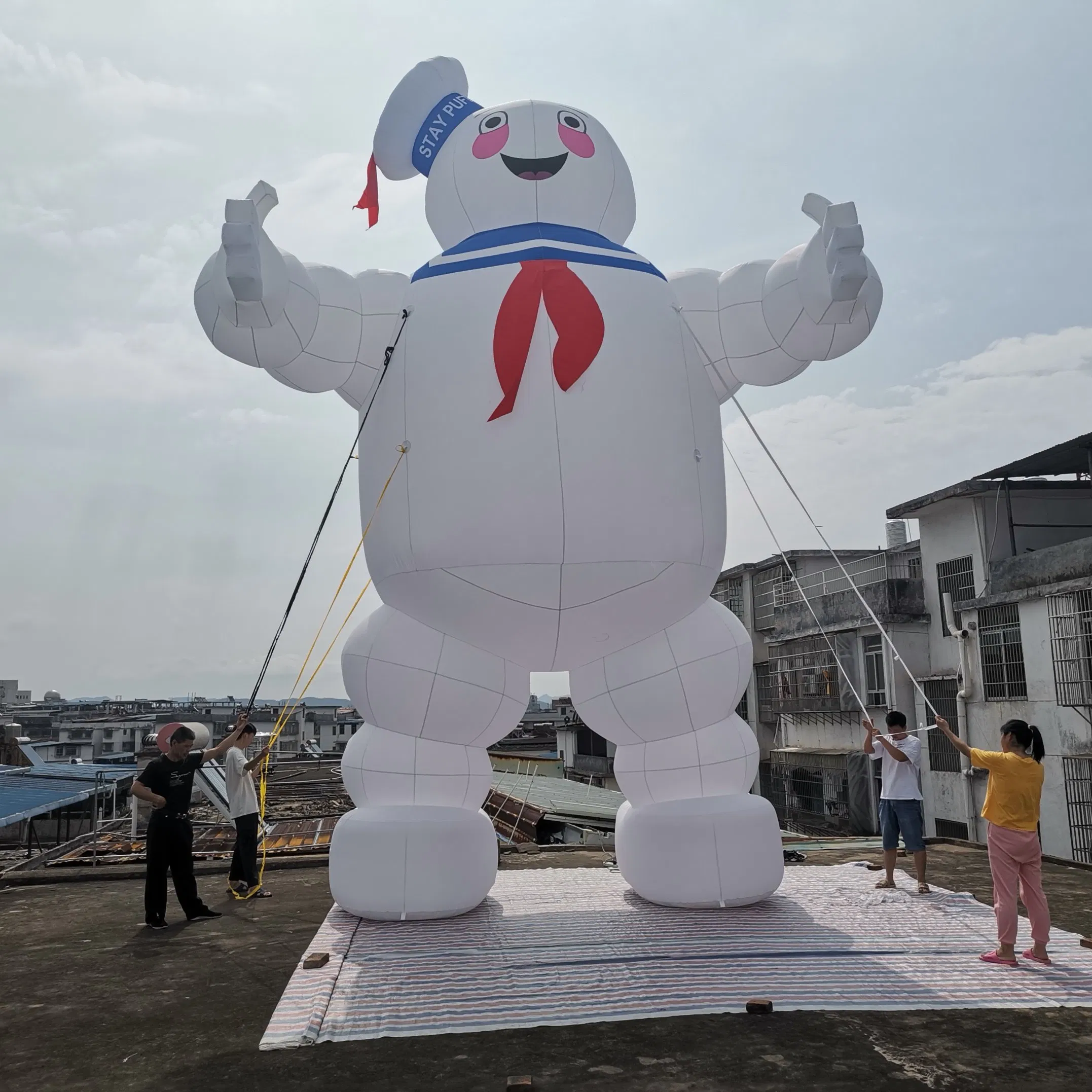 Giant Inflatable Stay Puft Marshmallow Man, Ghostbusters Themed Event Inflatable Model