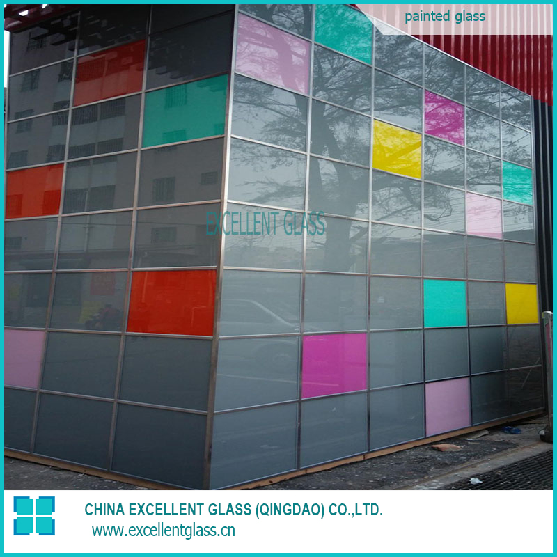 Custom Color Painted Glass - Tempered/Annealed Spray Painted Glass for Home & Commercial Use