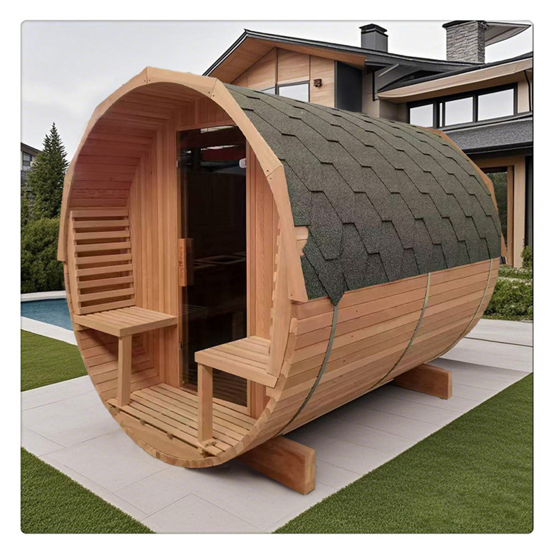 Сухая сауна для улицы на 4 человека, хемлок