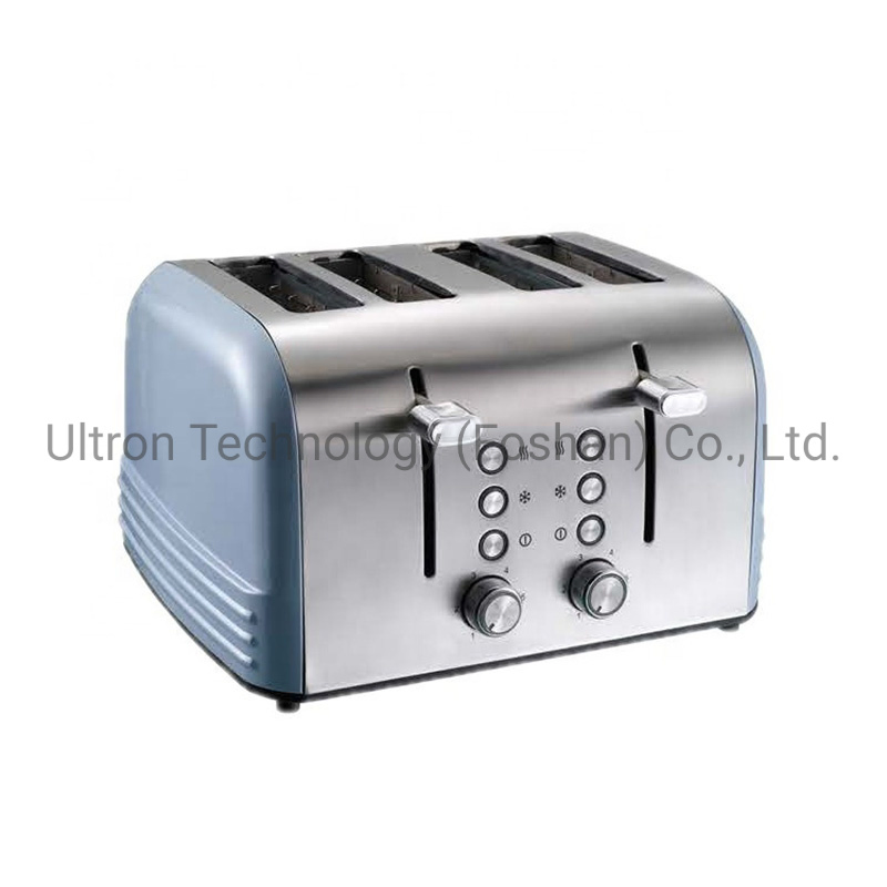 4 Slices Toaster with Stainless Steel Housing Morden design Toaster Sharp Designed Toaster