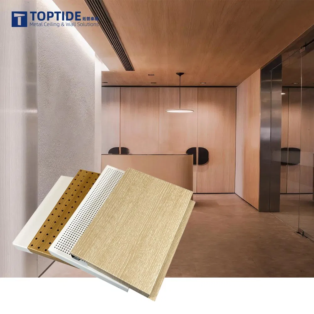 Interior Building Material Metal Decorative Panel Hook-on Aluminum Cladding Panel