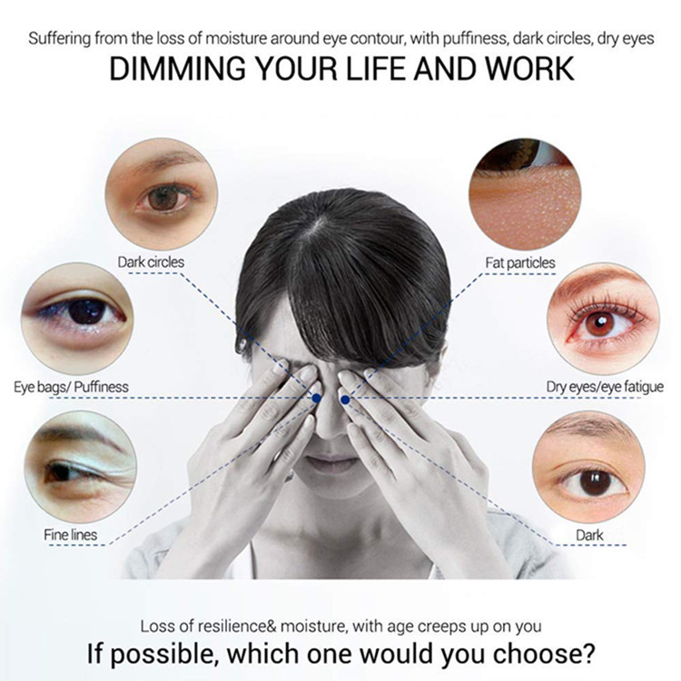 Premium Anti-Aging Hyaluronic Acid Collagen Under Eye Patches Mask