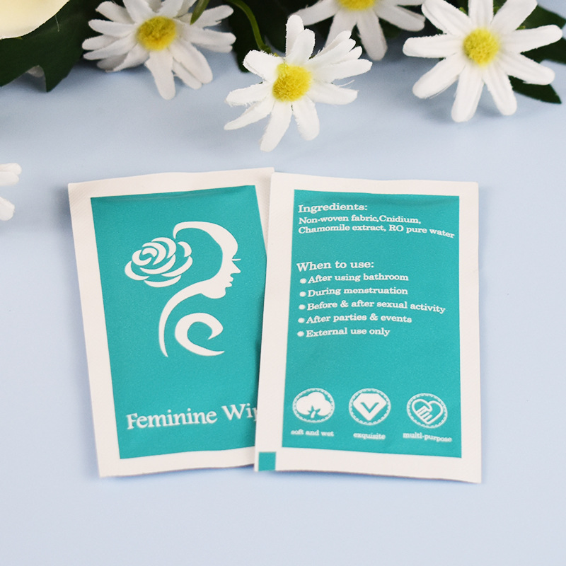 OEM Feminine Antibacterial Hygiene Fruit Flavor Personal Care Intimate Cleaning Wet Wipes