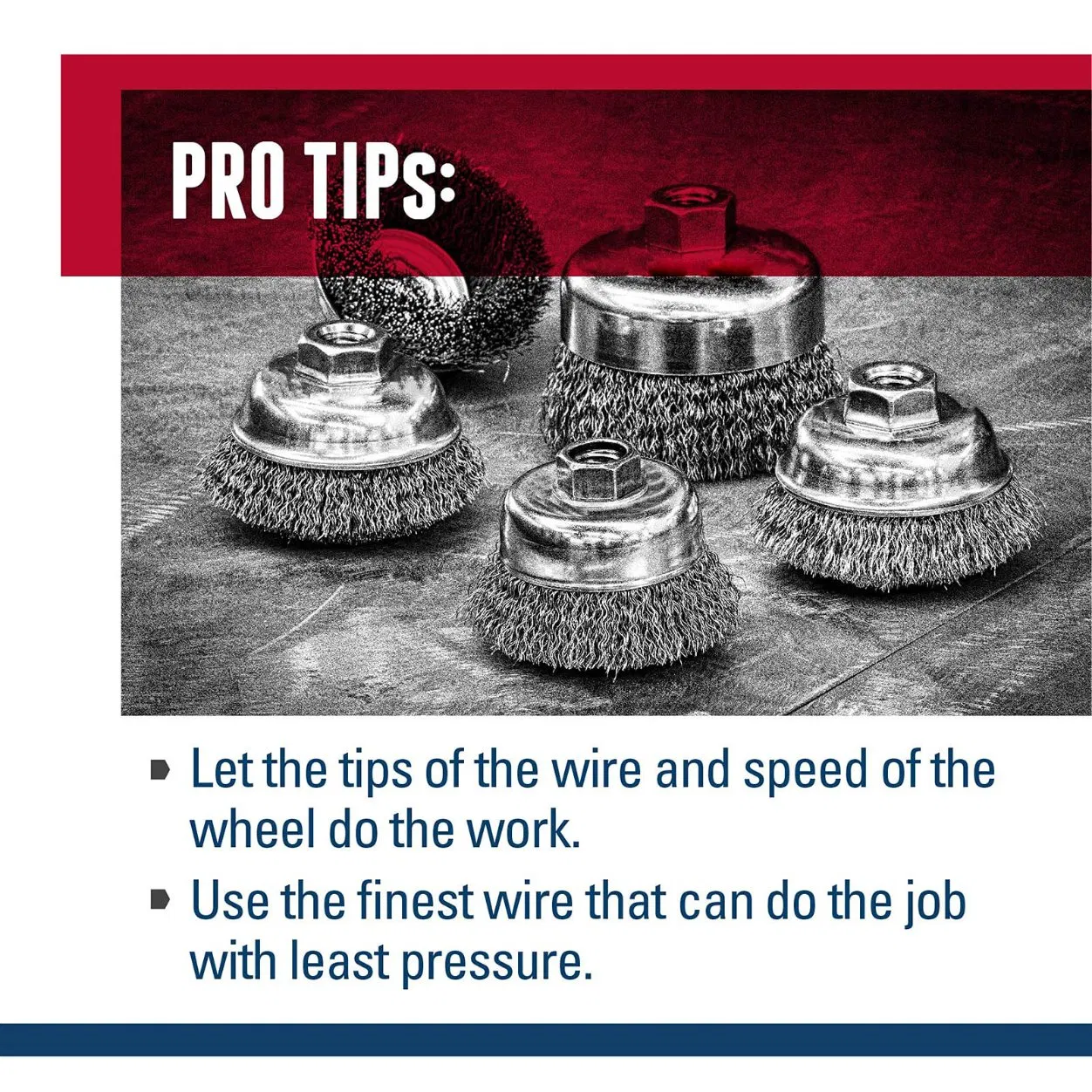 Crimped Wire Cup Brush 014" Steel Fill