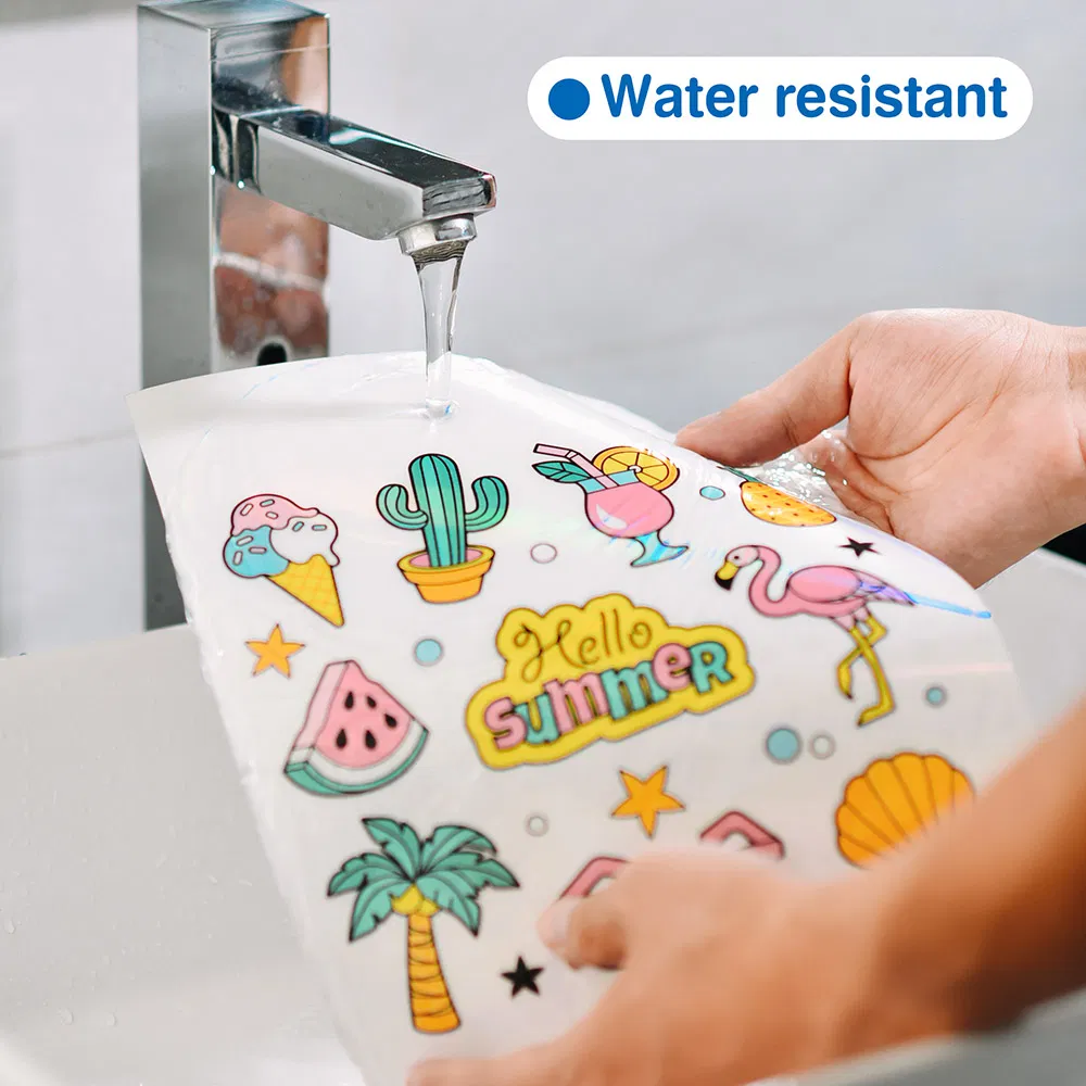 China Wholesale Printable Clear Holographic Adhesive Sticker Paper Waterproof A4 Sheet Inkjet Vinyl Sticker Paper for Laser & Inkjet Printer-