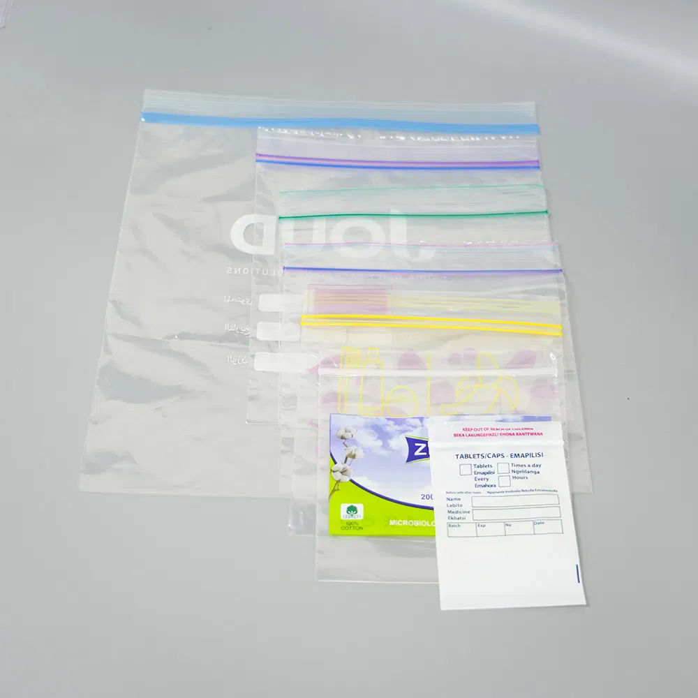 Manufacturers Wholesale Customized Factory Price Home No-Tear Eco Friendly Leak-Proof LDPE Plastic Zipper Bag
