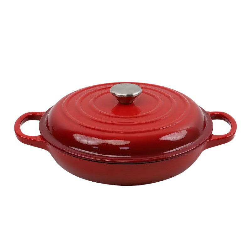Wholesale 7PCS Kitchen Home Enamel Cooking Pot Casserole Cast Iron Cookware Set