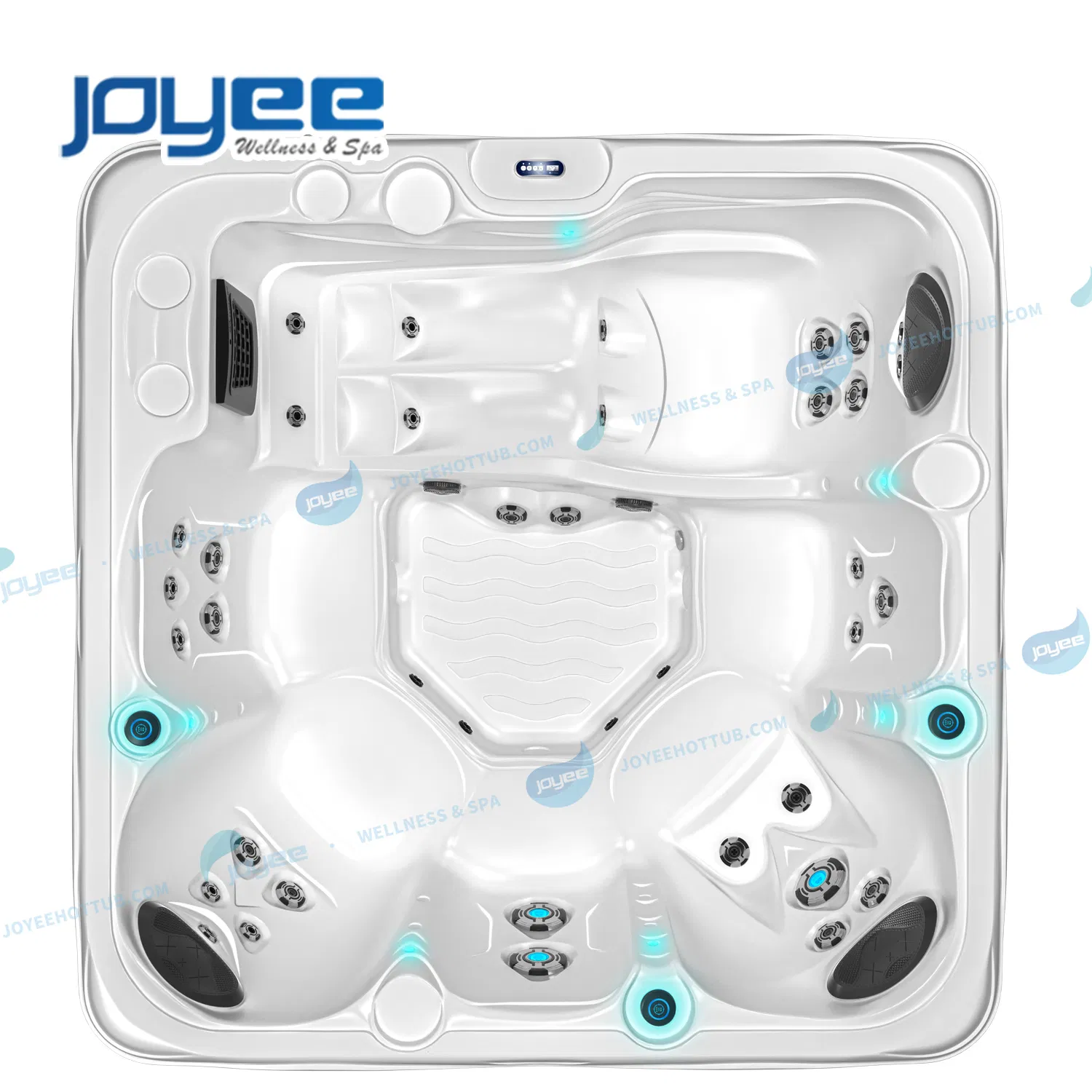 Joyee 6 People CE Approved Hot Tub Backyard SPA Whirlpool Factory