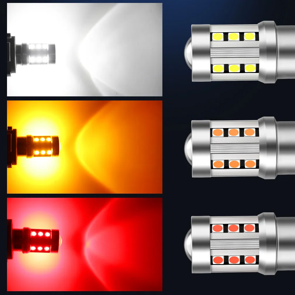 Светодиодная лампа T20 7440 15SMD для авто, 12В