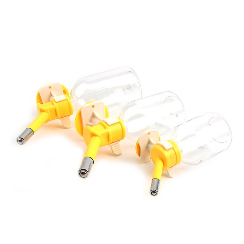 Automatic Hanging Waterer Bottle Puppies Kittens Automatic Hanging Refill Bottle