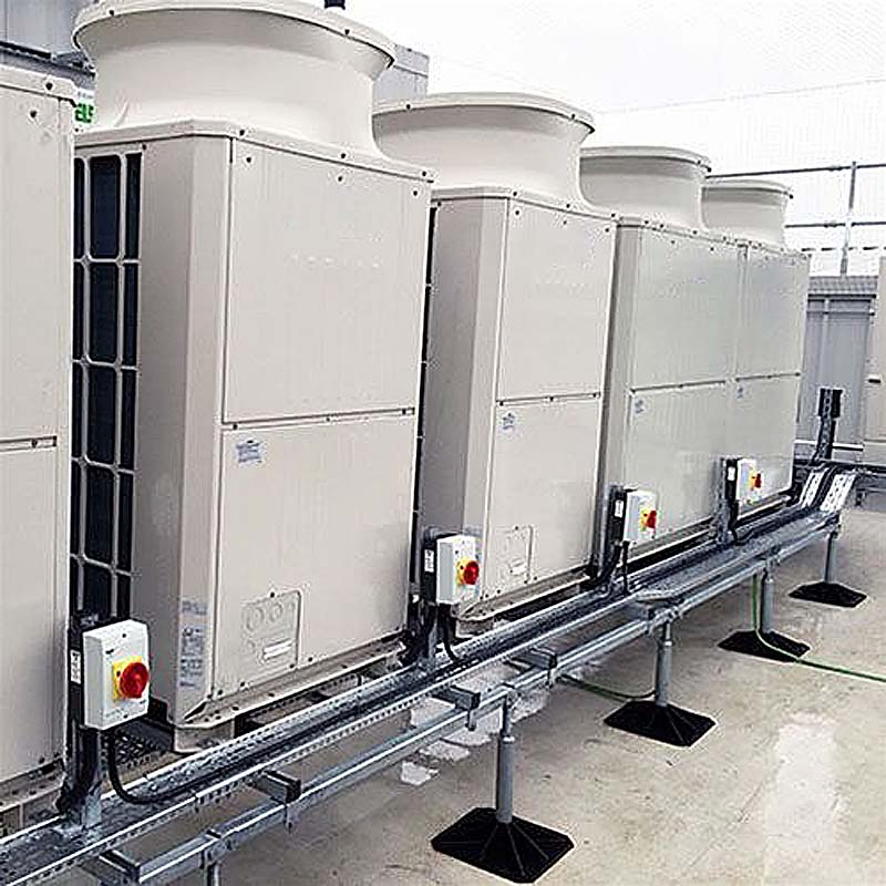 Rooftop Support Split Adjustable Air Conditioning Stand for Heat Pump