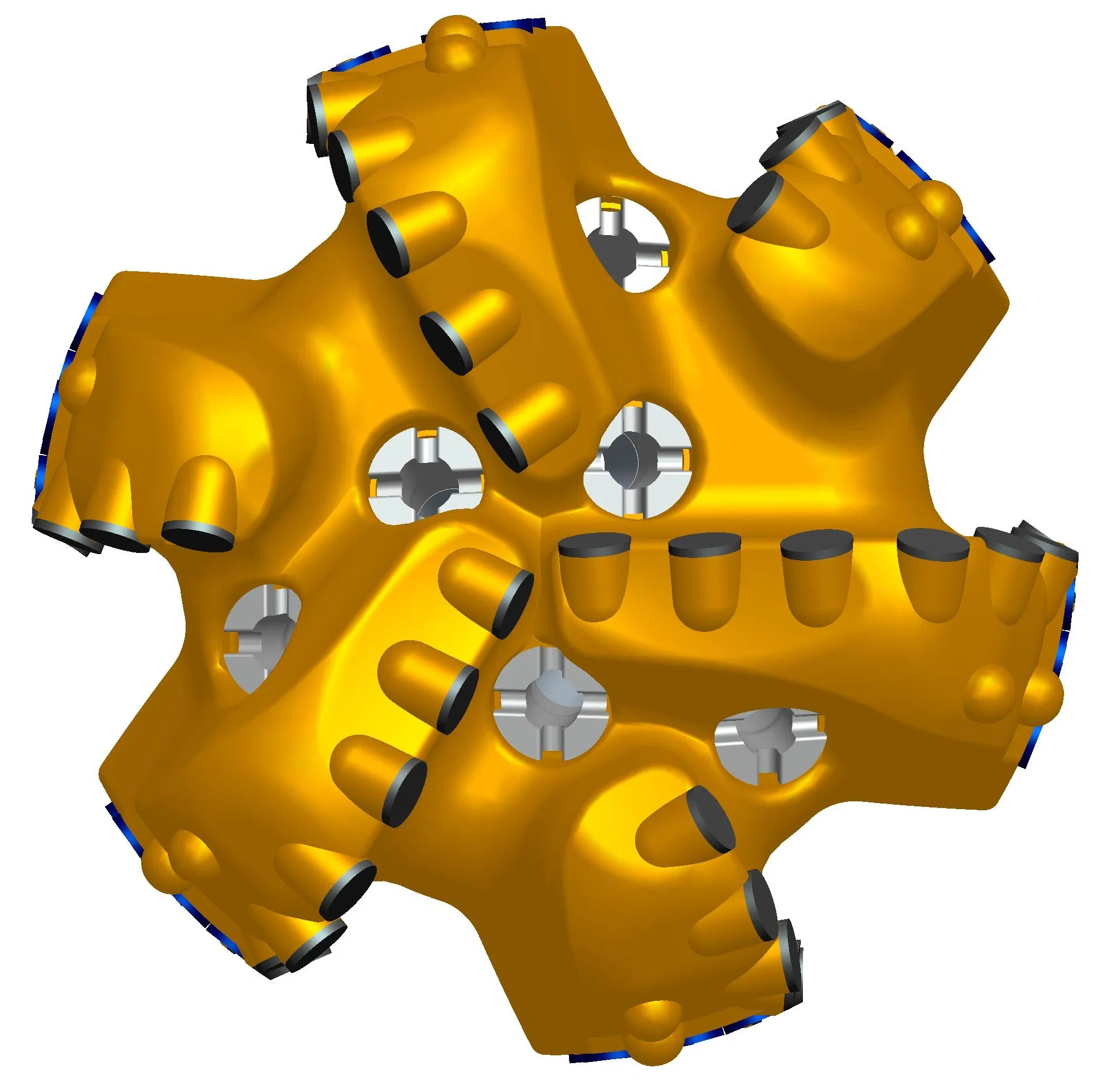 PDC направленное долото для точного бурения нефтегазовых скважин
