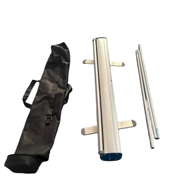 Customized Logo Aluminum Pull up Stand Exhibition Display Scroll Banner