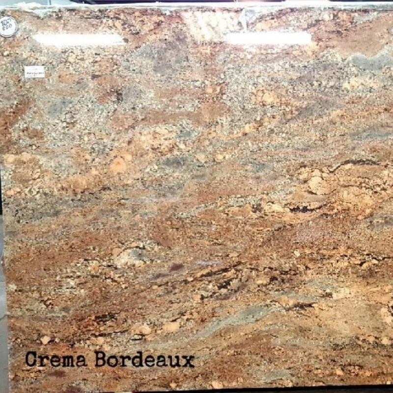 Natural Crema Bordeaux Beautiful Granite Slabs for Wall/Countertop/Floor Tile